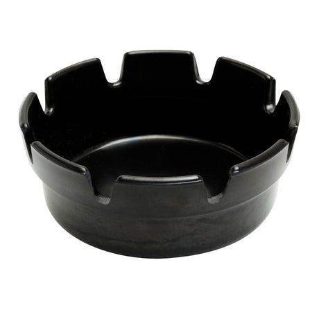 Beaumont Black Bakelite Crown Style Ashtray Single 101mm - CZ574  Beaumont   