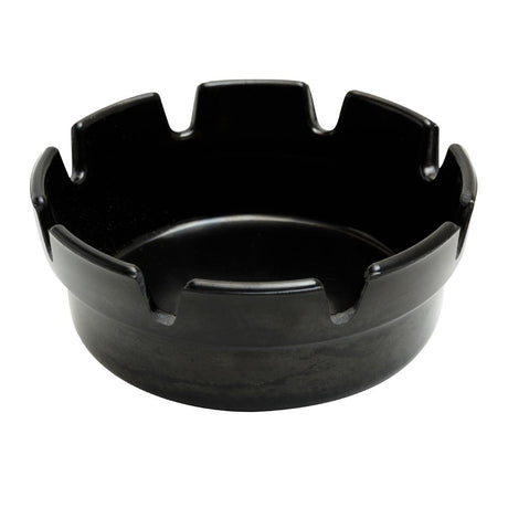 Beaumont Black Bakelite Crown Style Ashtray 101mm (Pack of 10) - CZ575  Beaumont   