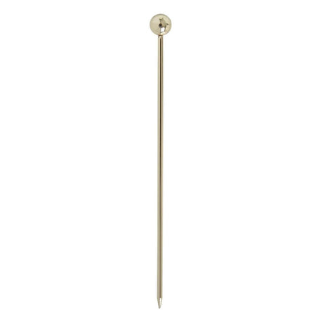 Beaumont Ball Garnish Pick Gold Plated (Pack of 10) - CZ589  Beaumont   