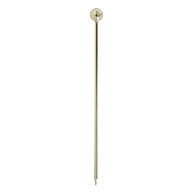 Beaumont Ball Garnish Pick Gold Plated (Pack of 10) - CZ589  Beaumont   