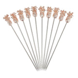 Beaumont Pineapple Garnish Pick Copper Plated (Pack of 10) - CZ590  Beaumont   