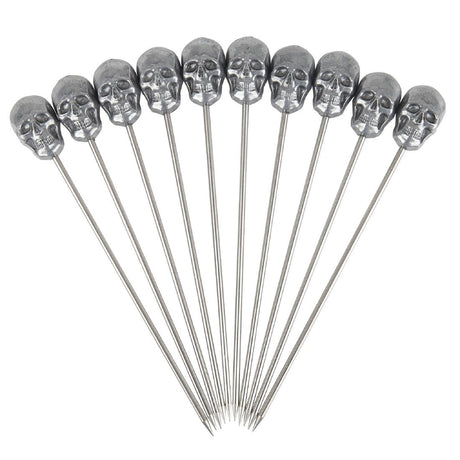 Beaumont Skull Garnish Pick (Pack of 10) - CZ592  Beaumont   
