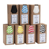 Beaumont 6mm Bore Paper Straw White (Pack of 250) - CZ618  Beaumont   
