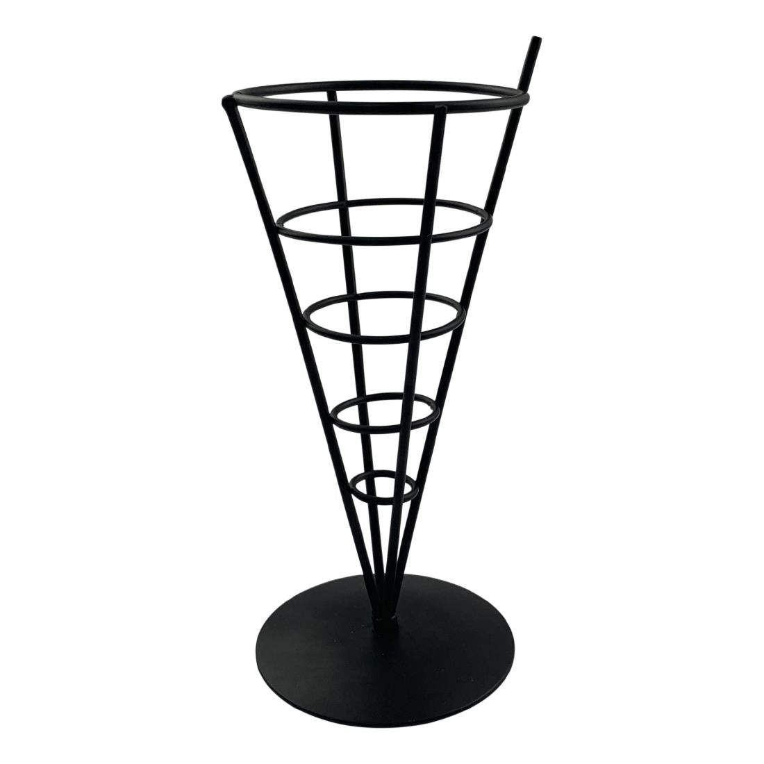 Beaumont Wire French Fry Cone Black - CZ642  Beaumont   