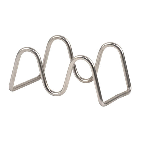 Beaumont Stainless Steel Wire 1-2 Taco Holder - CZ647  Beaumont   