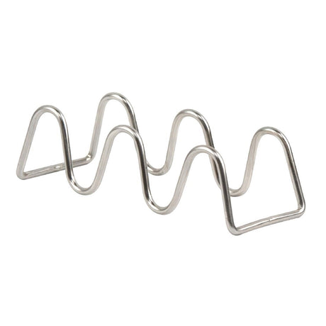 Beaumont Stainless Steel Wire 2-3 Taco Holder - CZ648  Beaumont   