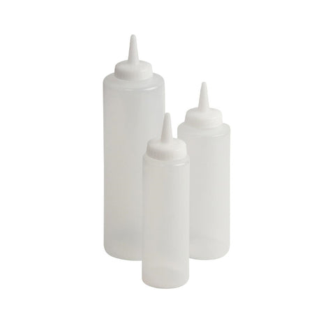 Beaumont Squeeze Sauce Bottle Clear 8oz - CZ649  Beaumont   