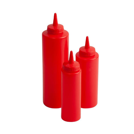 Beaumont Squeeze Sauce Bottle Red 24oz - CZ656  Beaumont   