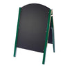 Beaumont Curved Top A-Board Green 1100x680mm - CZ682  Beaumont   