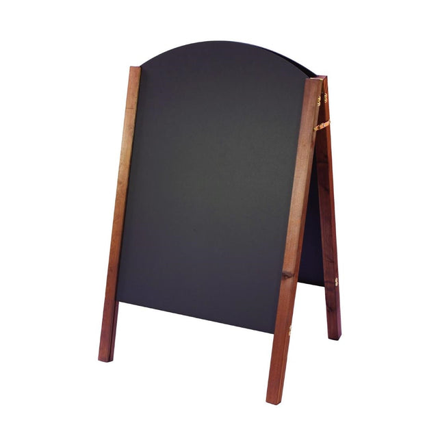 Beaumont Curved Top A-Board Oak 1100x665mm - CZ695  Beaumont   