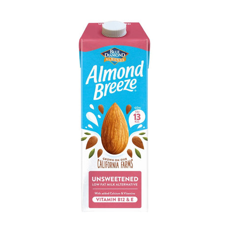 Almond Breeze Unsweetened Drink (8x1Ltr) - CZ739  Almond Breeze   
