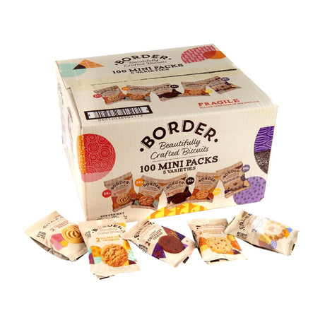 Border Twin-Pack Biscuit Assortment 5 Varieties (100 Twin Packs) - CZ749  Border Biscuits   