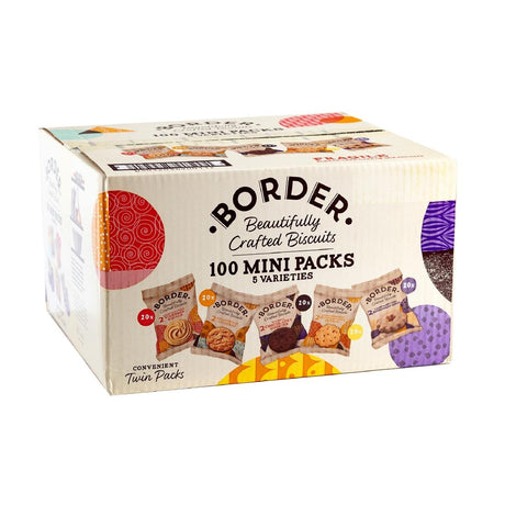 Border Twin-Pack Biscuit Assortment 5 Varieties (100 Twin Packs) - CZ749  Border Biscuits   