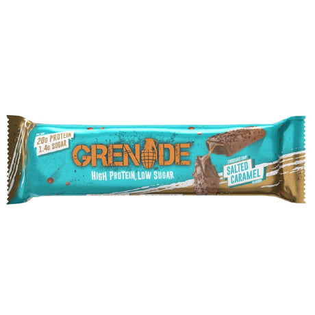 Grenade Protein Bar Choc Chip Salted Caramel 60g (Pack of 12) - CZ774  Grenade   