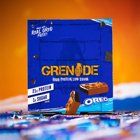 Grenade Protein Bar Oreo 60g (Pack of 12) - CZ775  Grenade   