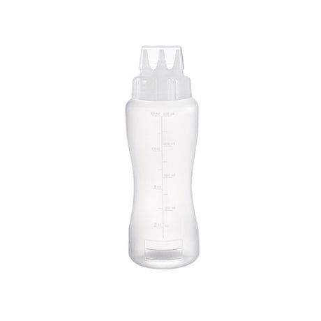 Araven Squeeze Sauce Bottle 3 Nozzles 50cl White - CZ803  Araven   