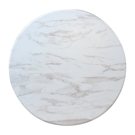 Round Laminate Table Top Marble 600mm - CZ842 Stone Effect Table Tops Everyday   