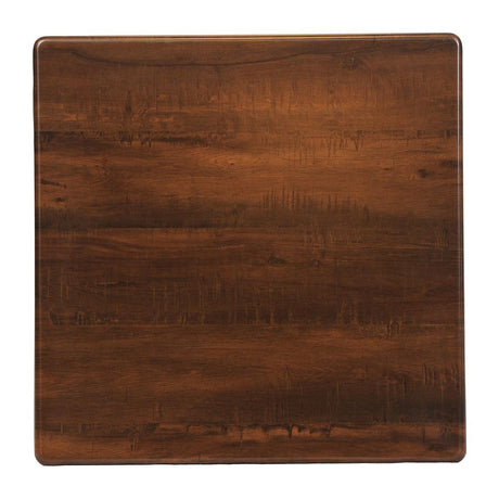 Square Laminate Table Top Walnut 600mm - CZ849 Wood Effect Table Tops Everyday   