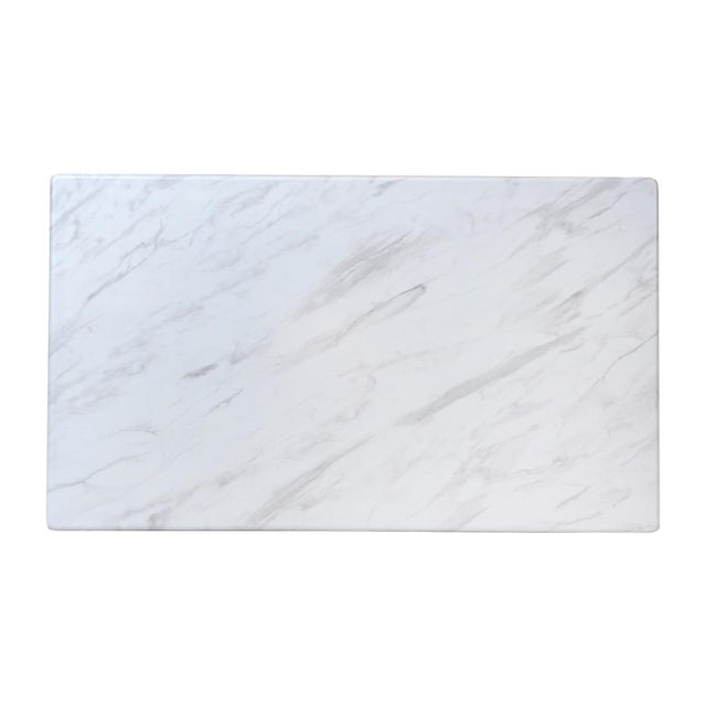 Rectangular Laminate Table Top Marble 1200x700mm - CZ854 Stone Effect Table Tops Everyday   