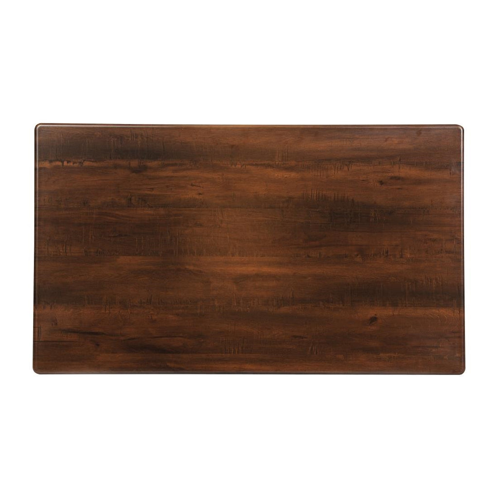Rectangular Laminate Table Top Walnut 1200x700mm - CZ857 Wood Effect Table Tops Everyday   