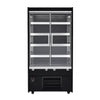 Victor Maxiline 1000mm MAXI100-VD-ST-P-GY Slimline Multideck with Doors - CZ978 Refrigerated Merchandisers Victor