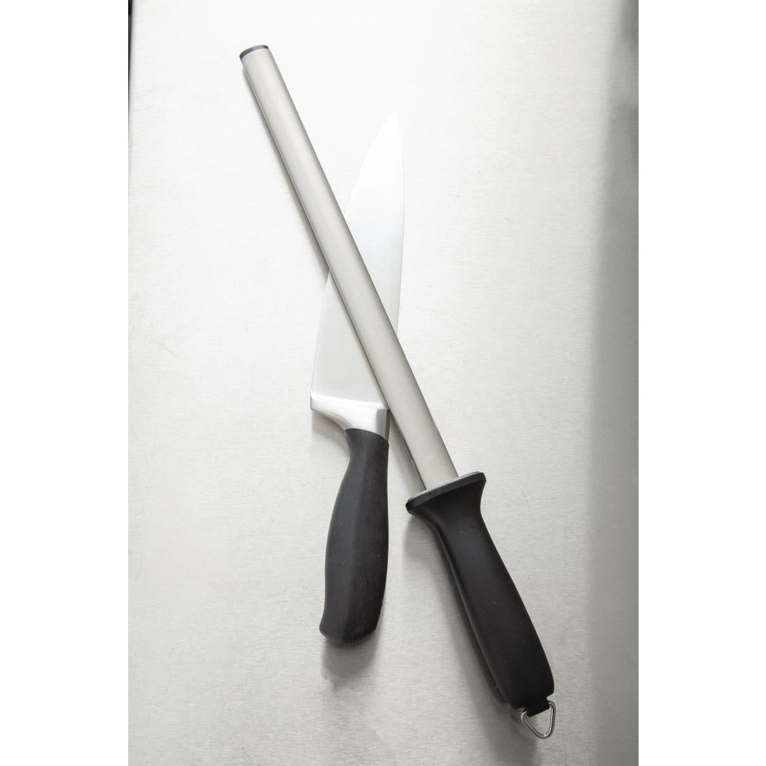 Vogue Diamond Knife Sharpening Steel 30.5cm - D161  Vogue   