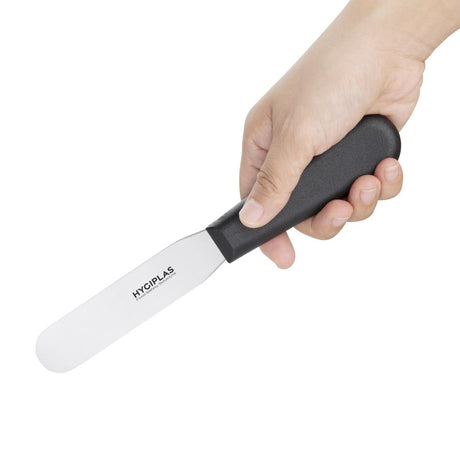 Hygiplas Straight Blade Palette Knife Black 10.3cm - D401  Hygiplas   