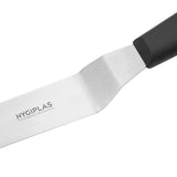 Hygiplas Angled Blade Palette Knife Black 19.5cm - D410  Hygiplas   
