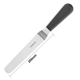 Hygiplas Angled Blade Palette Knife Black 19.5cm - D410  Hygiplas   