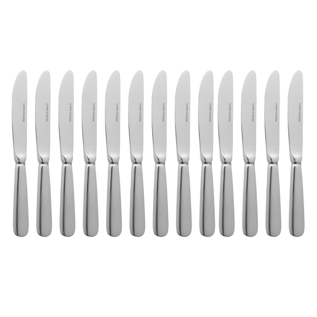 Olympia Baguette Dessert Knife (Pack of 12) - D596 Table Knives Olympia