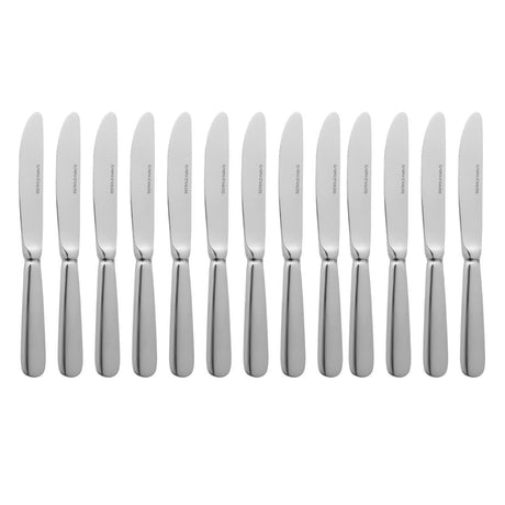 Olympia Baguette Dessert Knife (Pack of 12) - D596 Table Knives Olympia