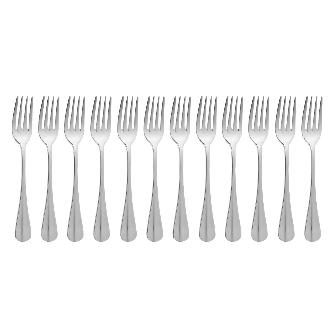Olympia Baguette Dessert Fork (Pack of 12) - D598 Olympia Cutlery Olympia   