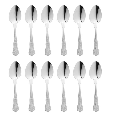 Olympia Kings Dessert Spoon (Pack of 12) - D687 Spoons Olympia