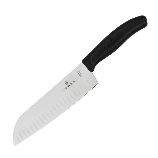 Victorinox Santoku Knife Fluted Edge 17.1cm - D828  Victorinox   
