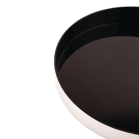 Beaumont Aluminium Round Non-Slip Drinks Tray 330mm - D857  Beaumont   