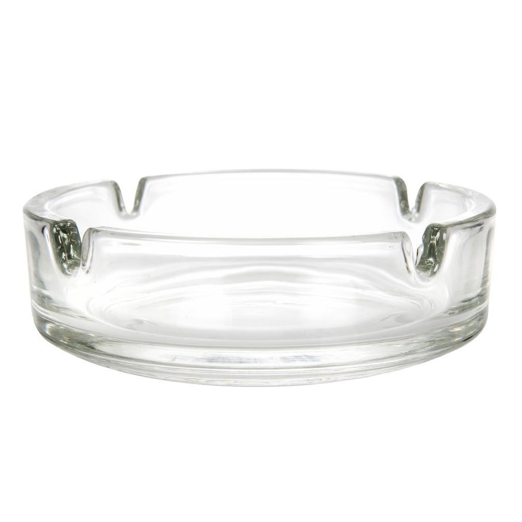 Olympia Small Stackable Glass Ashtrays (Pack of 24) - D865  Olympia   