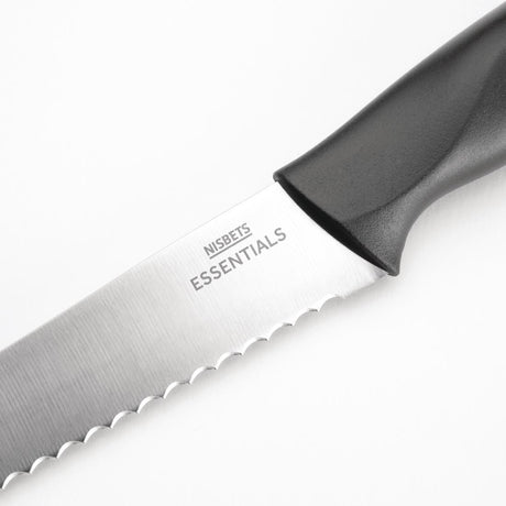 Nisbets Essentials Knife Block and Knives Set - DA083  Nisbets Essentials   