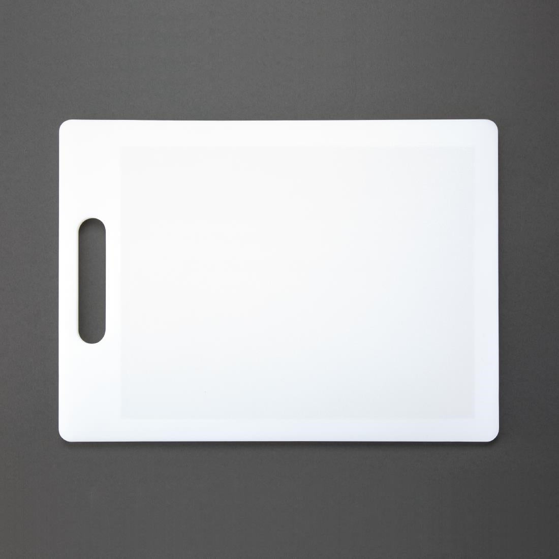 Nisbets Essentials White Chopping Board - DA089  Nisbets Essentials   