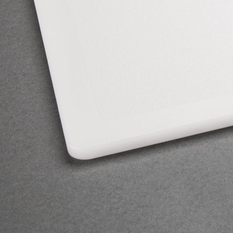 Nisbets Essentials White Chopping Board - DA089  Nisbets Essentials   