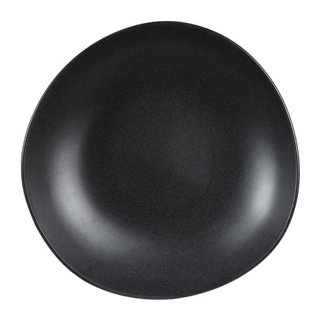 Alchemy Melamine Trace Granite Blk Melamine Bowl 380mm (Pack of 2) - DA218 Bowls Churchill
