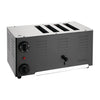 Rowlett Regent 4 Slot Toaster Jet Black with 2x Additional Elements - CH173  Rowlett   