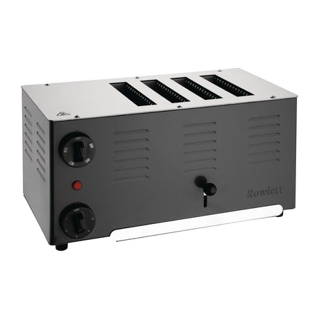 Rowlett Regent 4 Slot Toaster Jet Black with 2x Additional Elements - CH173  Rowlett   