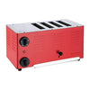 Rowlett Regent 4 Slot Toaster Traffic Red with 2x Additional Elements - CH175  Rowlett   