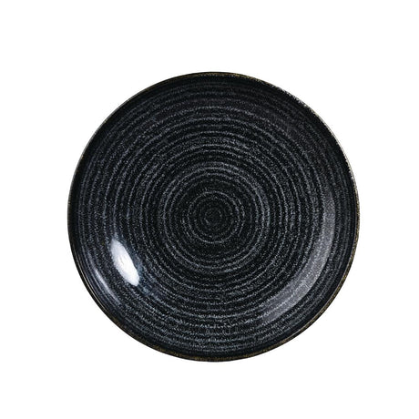 Churchill Studio Prints Homespun Charcoal Black Coupe Bowl 182mm - DA265 Bowls Churchill