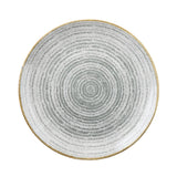 Churchill Studio Prints Homespun Stone Grey Coupe Plate 260mm (Pack of 12) - DA269 Plates Churchill