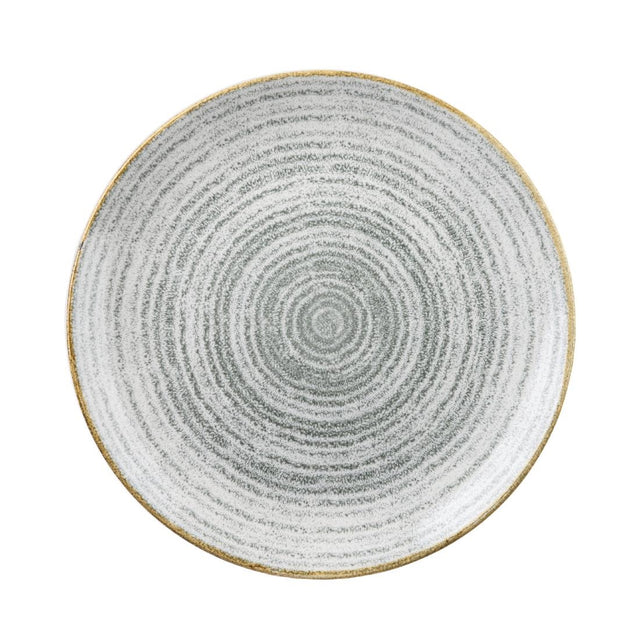 Churchill Studio Prints Homespun Stone Grey Coupe Plate 260mm (Pack of 12) - DA269 Plates Churchill