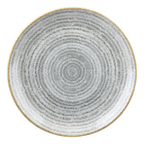 Churchill Studio Prints Homespun Stone Grey Coupe Plate 217mm (Pack of 12) - DA270 Plates Churchill