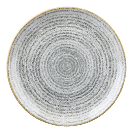 Churchill Studio Prints Homespun Stone Grey Coupe Plate 217mm (Pack of 12) - DA270 Plates Churchill