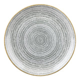Churchill Studio Prints Homespun Stone Grey Coupe Plate 165mm (Pack of 12) - DA271 Plates Churchill