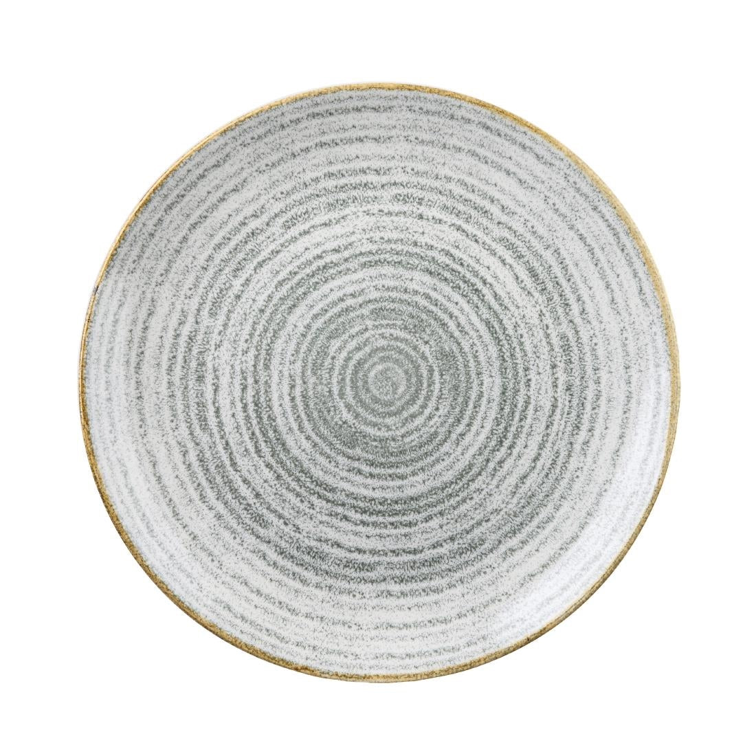 Churchill Studio Prints Homespun Stone Grey Coupe Bowl 248mm (Pack of 12) - DA272 Bowls Churchill